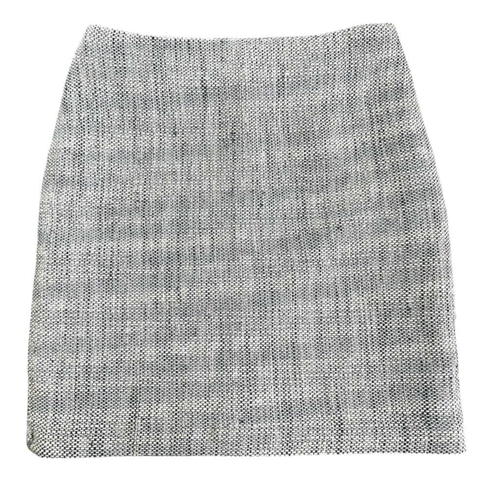 WILLI SMITH Tweed Skirt Charcoal Gray Women's Size 4 Neutral Minimalist